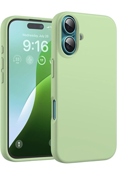 CaseHub iPhone 16 PLUS Kılıf İçi Kadife Dışı Mat Ekran ve Kamera Yükseltili L...