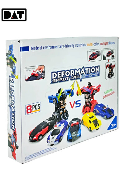 DAT Deformation Sport Car Toy with Transforming Robot Feature