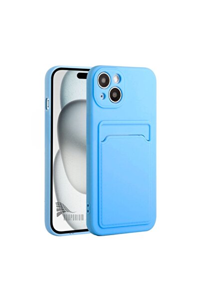 HANPORIUM iPhone 14 Compatible Silicone Case with Card Holder, Camera Protect...