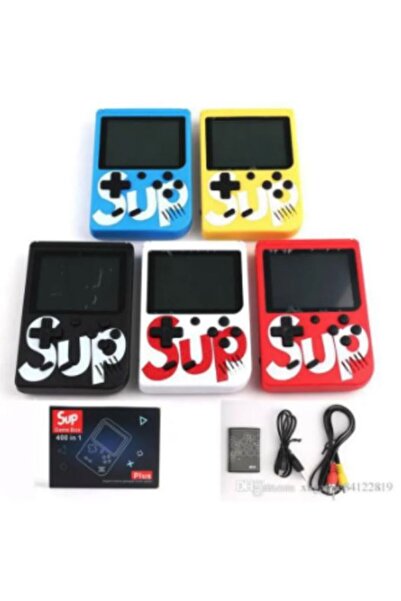 SimpluAcasa Consola Portabila SUP cu 400 Jocuri Clasice, Ecran LCD, Reincarca...