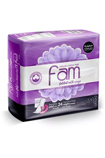 FAM Feminine Sanitary Pads with Wings 24 Pieces