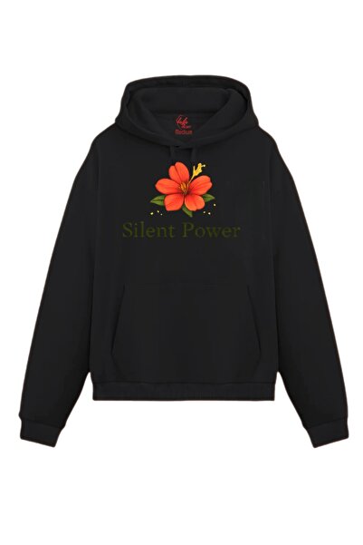 Rabona Fashion Silent Power Bloom – Φούτερ/Ζακέτα με λεπτομέρεια λουλουδιών (...