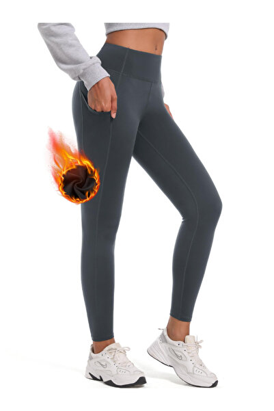 details Colanți de damă MOVE BEYOND, mărimea L, cu talie înaltă, căptușiți cu...