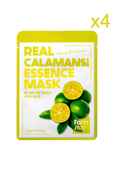 Farmstay Set of 4 – Real Calamansi Essence Mask (vitamin C face mask)