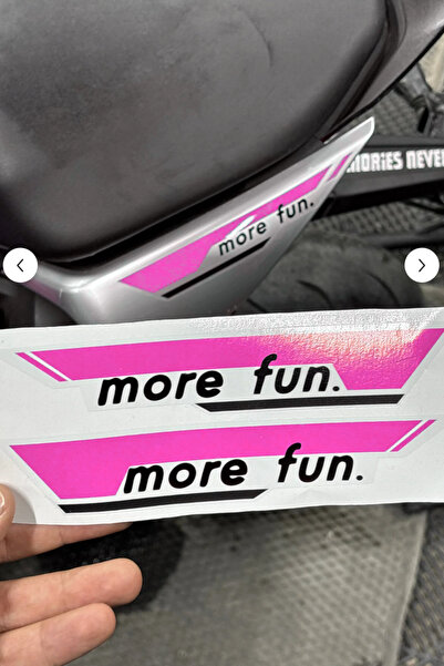 Banxtre CFMOTO SR250 için Pembe Renk Arka Kuyruk Orijinal Sticker (SAĞ VE SOL...