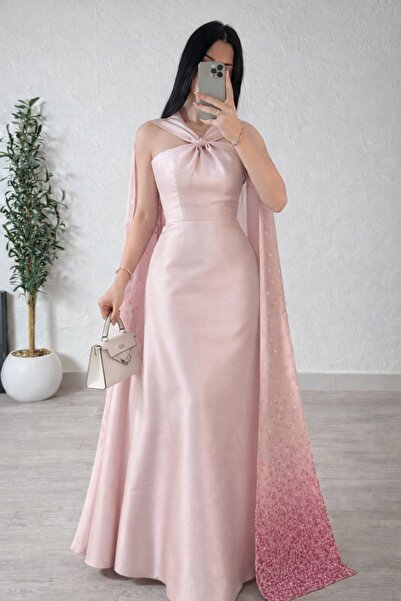 Calissa Store فستان وردي سهرة