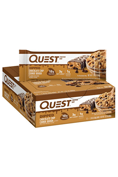 Quest كويست بروتين بار ديبيد شوكليت شيب كوكي دو 50جم - كرتون 12 حبة