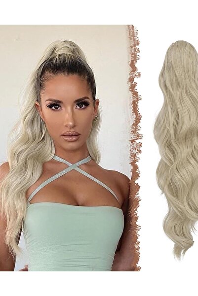 Dotail Feshfen εξτένσιον αλογοουράς, στυλ κορδονέ, κυματιστό, 60 εκ., συνθετι...