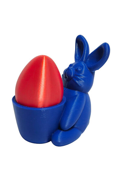Fresh Candles Colorful Bunny with Red Egg – 3D Print