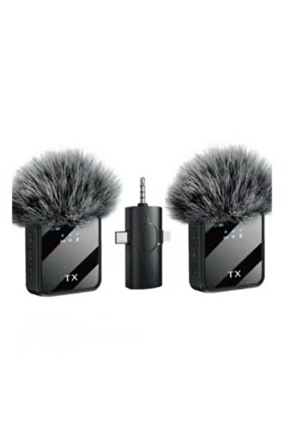 Gennext F11-2 Dual Wireless Tie Microphone System – Plug & Play Mini Lavalier...