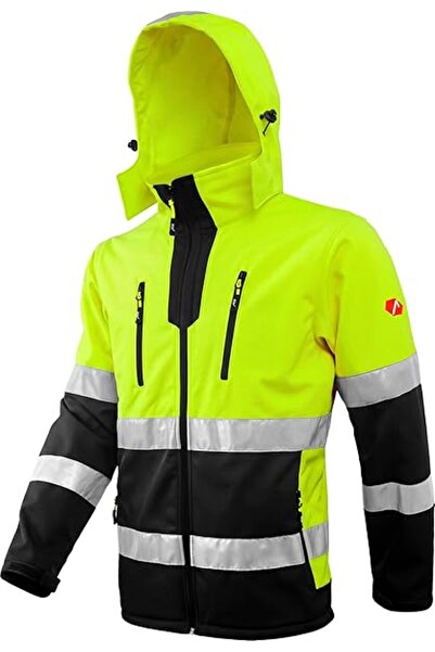 Dotail Ace Softshell Reflective Jacket, 4XL, Waterproof, Windproof, Fluoresce...