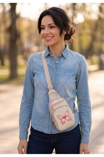 JANJAN Women's Cross Waist Chest Bag and Shoulder Bag Bags, Women's Hiking Ba...