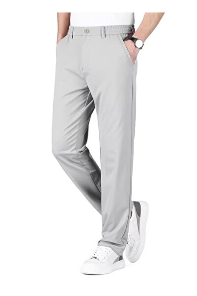 Dotail Pantaloni bărbați Zilay, material super elastic, mărimea XXL, talie el...