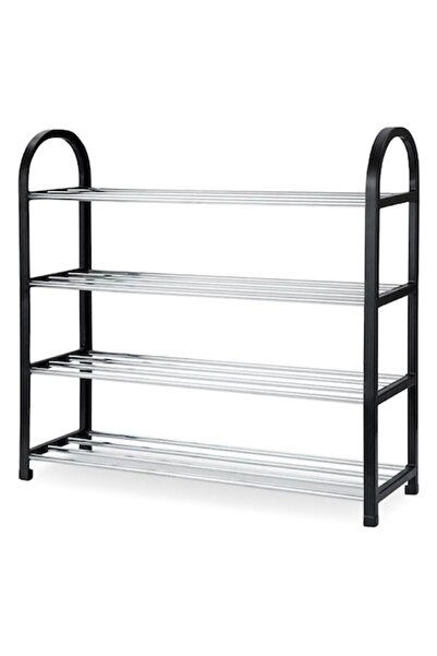 verk group Παπουτσοθήκη Verk Group, Πρακτικός Οργανωτής για 8 Ζευγάρια, Μαύρο