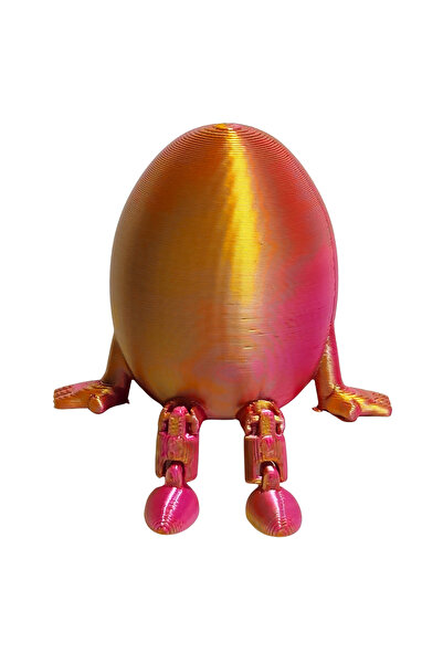 Fresh Candles Flexi Egg with Legs – 3D Print
