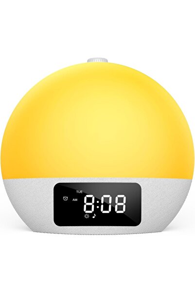 details Foryond Smart Alarm Clock, sunrise simulation, Bluetooth, 25 sounds, ...