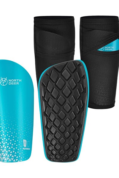 Dotail Set de 2 apărători de tibie Northdeer, curele de fixare, protecție pen...