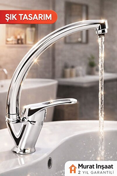Zeysa Lavabo El yıkama Bataryası 2 yıl Garantili şık tasarım