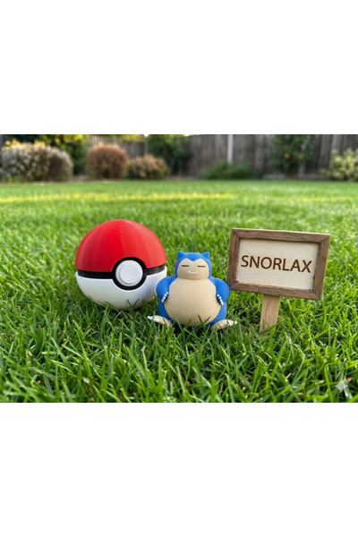 Razmo Snorlax Pokemon Figure Toy (with Pokeball Pokemon Ball Gift)