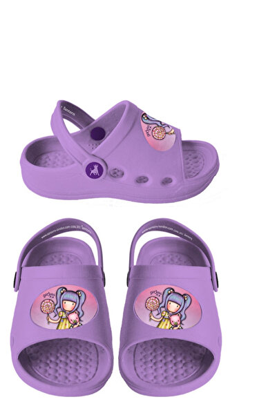 Gorjuss Sandale de plajă mov cu baretă