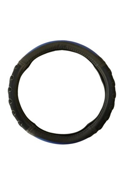 Umbrella Blue Ecological Leather Steering Wheel Cover 37-39 cm