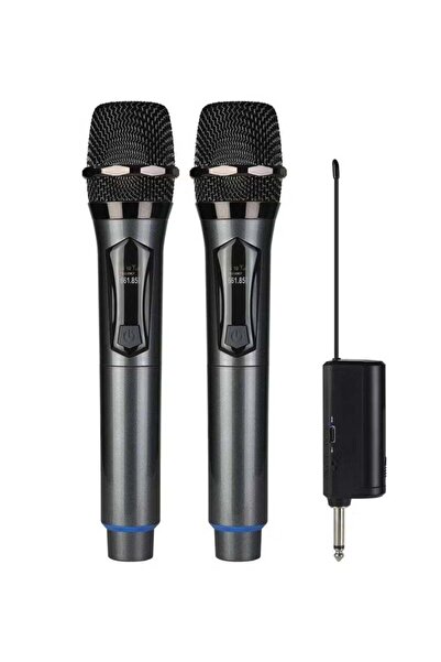Generic Aveek Wireless Microphones Karaoke Microphone with Rechargeable Recei...