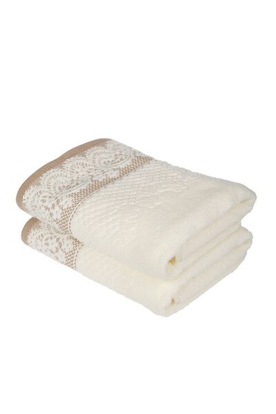 Özdilek 1 τεμάχιο Πετσέτα Evony 50x90 - Μπεζ