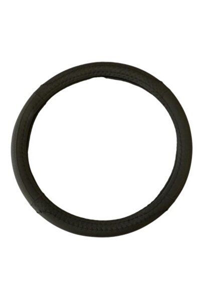 Umbrella Black Ecological Leather Steering Wheel Cover 37-39 cm