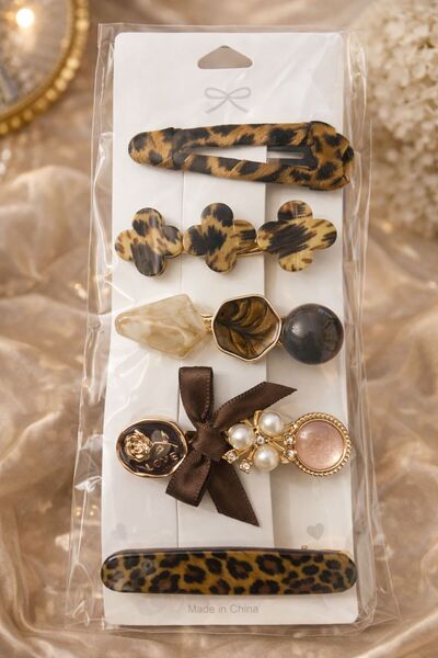 Accessories Σετ φουρκέτες μαλλιών Hei Wild Luxe Leopard