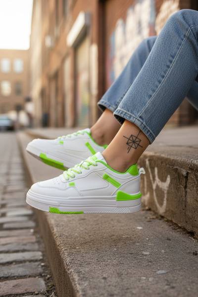 casualshoes Adidasi sneakers dama 8002 causal de zi cu zi din piele eoclogica...