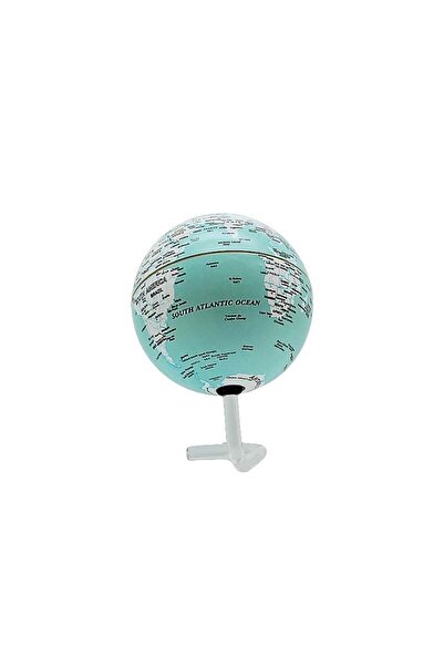 Otantik Çarşı Decor Glob Pământesc cu Suport Rotativ C1732 Culoare Neagră