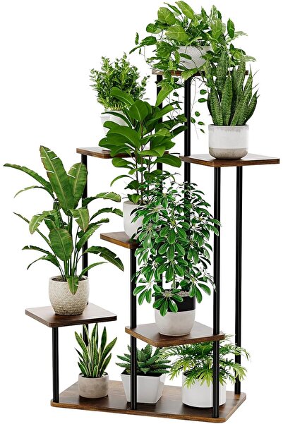 Dotail Bamworld Βάση Φυτών, 7 επίπεδα, 56 x 30 x 105 εκ., κατασκευή από μέταλ...