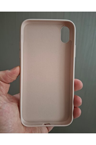 TechnoZone حافظة iPhone X من السيليكون داخل إطلاق مخملي