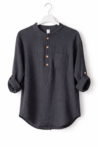 Turkotton Muslin Hakim Collar Shirt