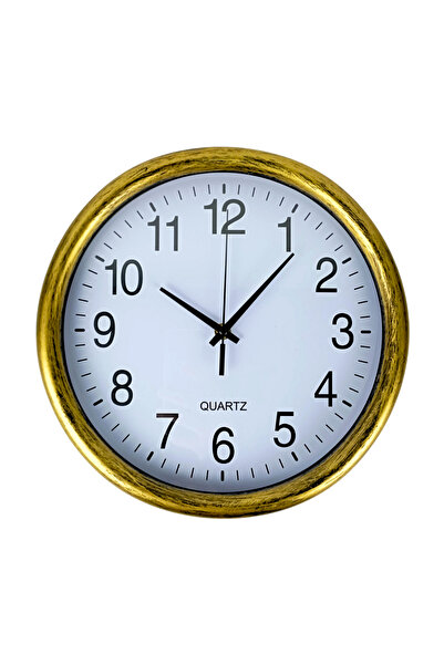 OEM Analog wall clock 30 cm, rustic style, silent mechanism, AA battery