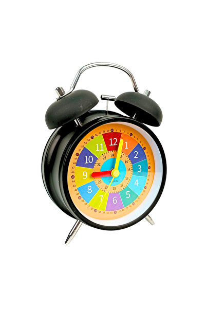 OEM Children's educational alarm clock black, 16 cm, LED, no snooze, learning...