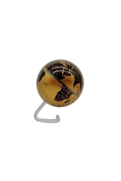 Otantik Çarşı Rotating Stand Globe Decor C1731 Black Color