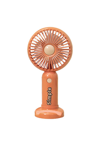 OEM Handheld fan, 3 speeds, desk stand, USB-C charging, Long battery life, Pink