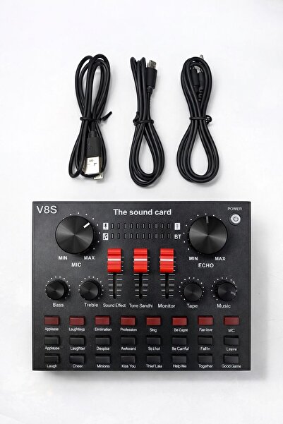 GLRTech v+8 sıngıng lıve sound card