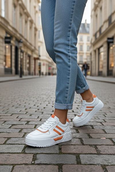 casualshoes Women's casual sneakers 2301 made of eco-friendly leather, super ...