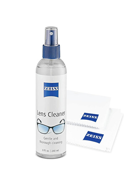 ZEISS Set curatare ochelari premium – solutie 240 ml + 2 lavete microfibra, p...