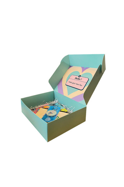 Printoot صندوق هدايا قرطاسية ستيتش للفتيات، طقم مستلزمات مدرسية من 6 قطع مع د...