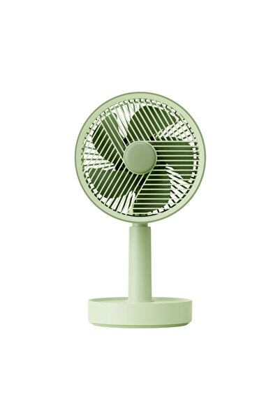 OEM Ventilator birou 2 in 1, cu agatare, 3 viteze, lumina veghe, USB-C, Verde...