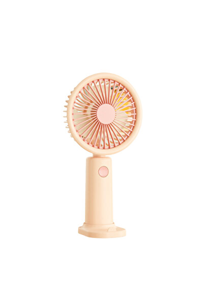 OEM Ventilator de mana, 3 trepte de viteza, Incarcare USB-C, Autonomie Mare, Roz