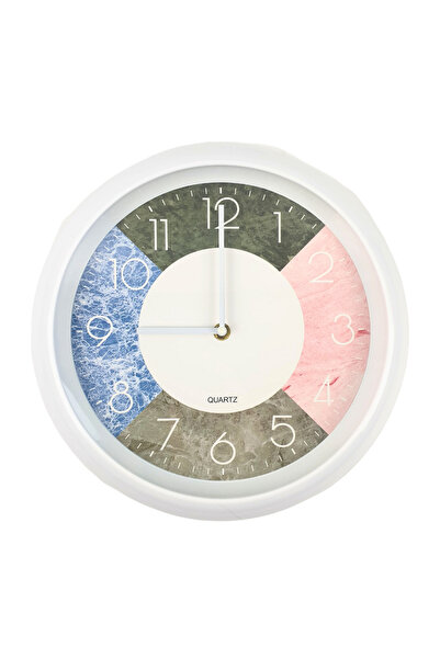 OEM Analog wall clock 30 cm, multicolor design, silent mechanism