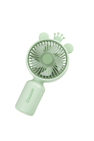 OEM Ventilator de mana, 2 trepte de viteza, Iluminare RGB, suport birou si te...