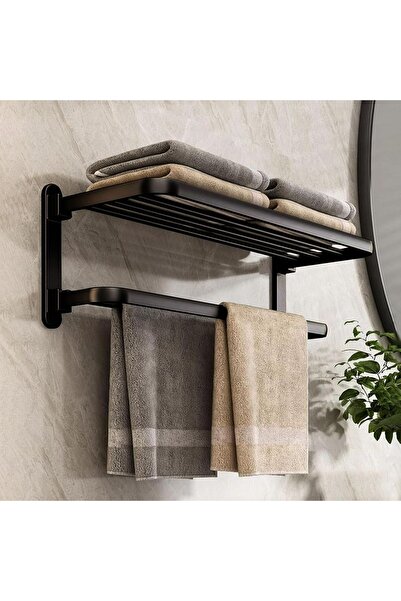 Dotail Suport prosoape de baie CZKDTT, instalare fără găurire sau cu șuruburi...