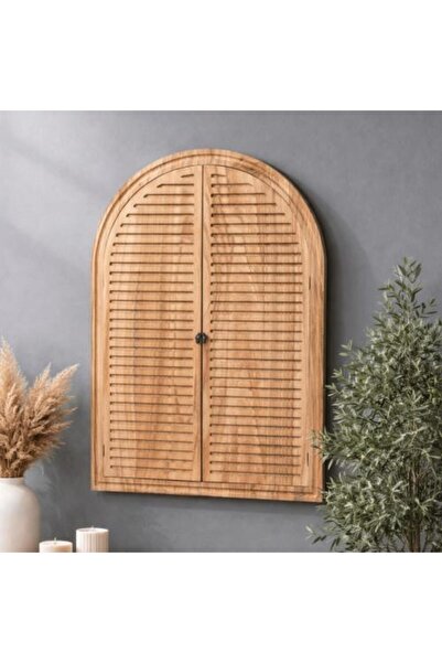 SPR مرآة نافذة خشبية