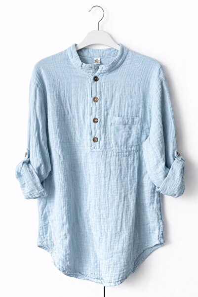 Turkotton Muslin Hakim Collar Shirt