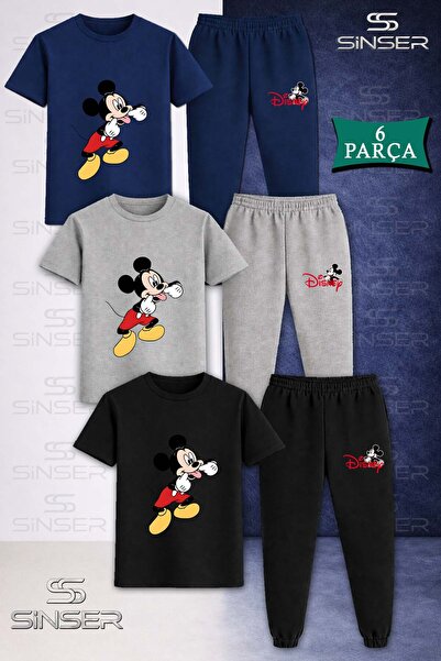 SS SİNSER Set de trening unisex pentru copii MIKI TONGUE OUT, 3 piese